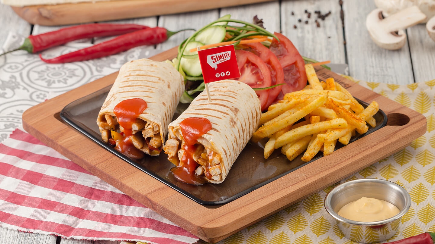 Barbekü Soslu Tavuk Dürüm