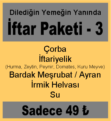 İFTAR PAKETİ - 3