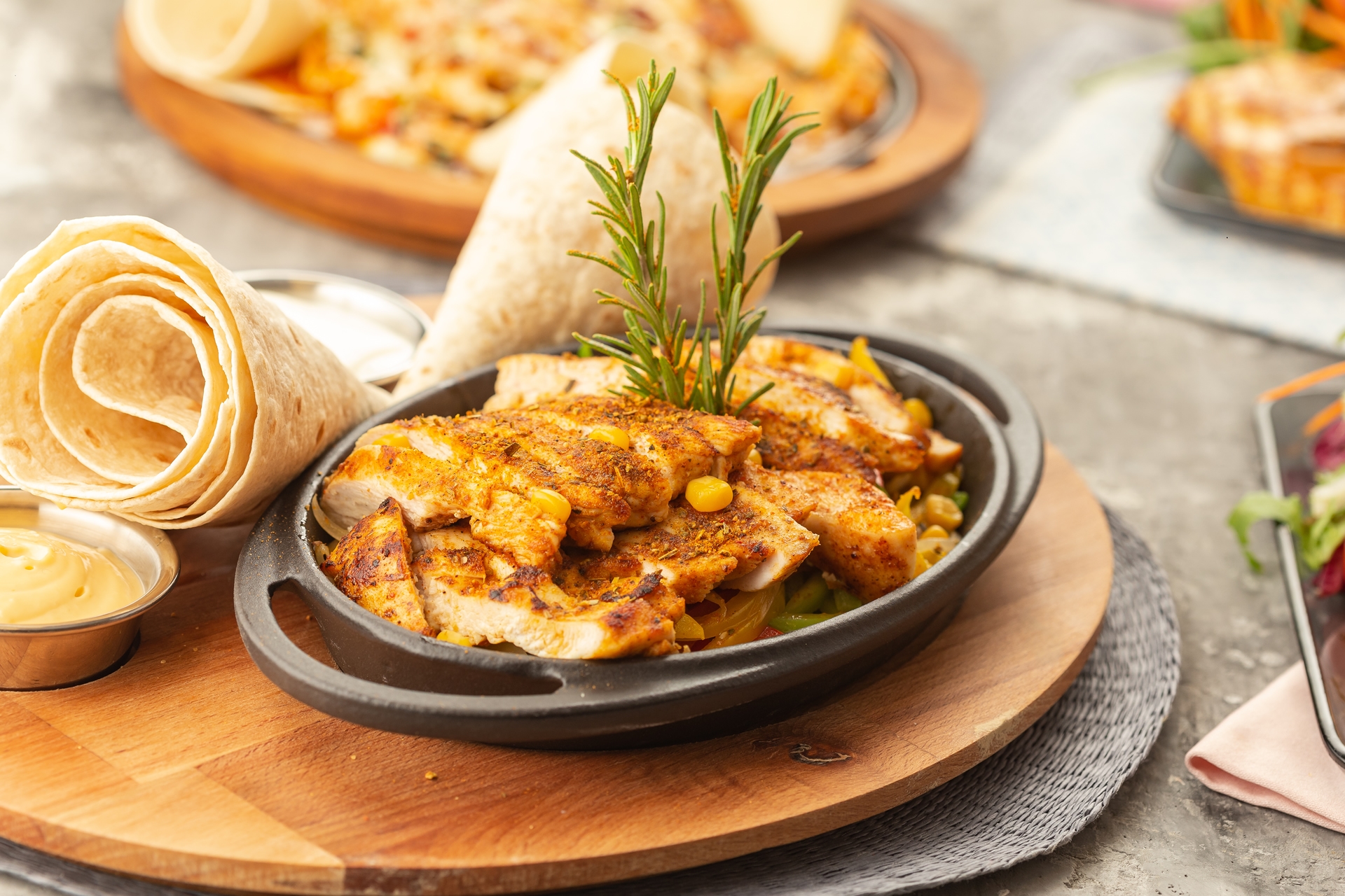 Meksikan Tavuk Fajita (Acılı-Acısız)