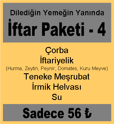 İFTAR PAKETİ - 4